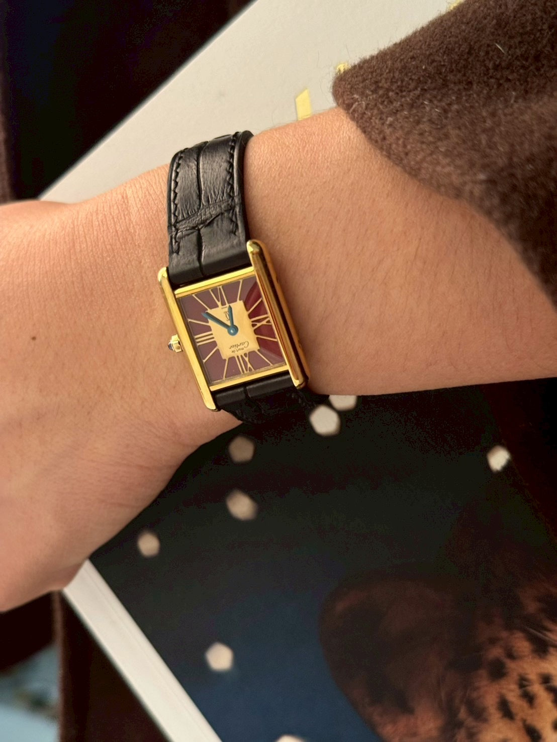 artier vermeil tank red s size. C.2251