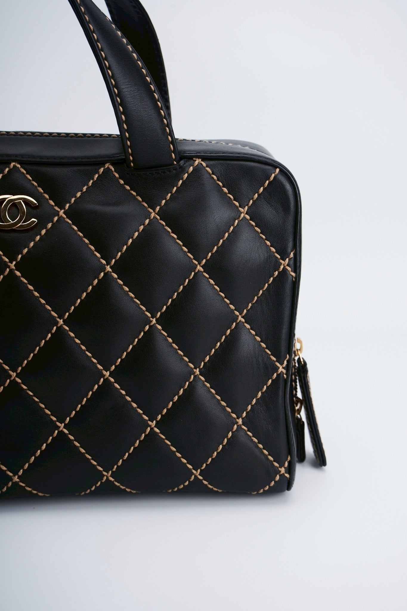 Chanel quilted hand bag