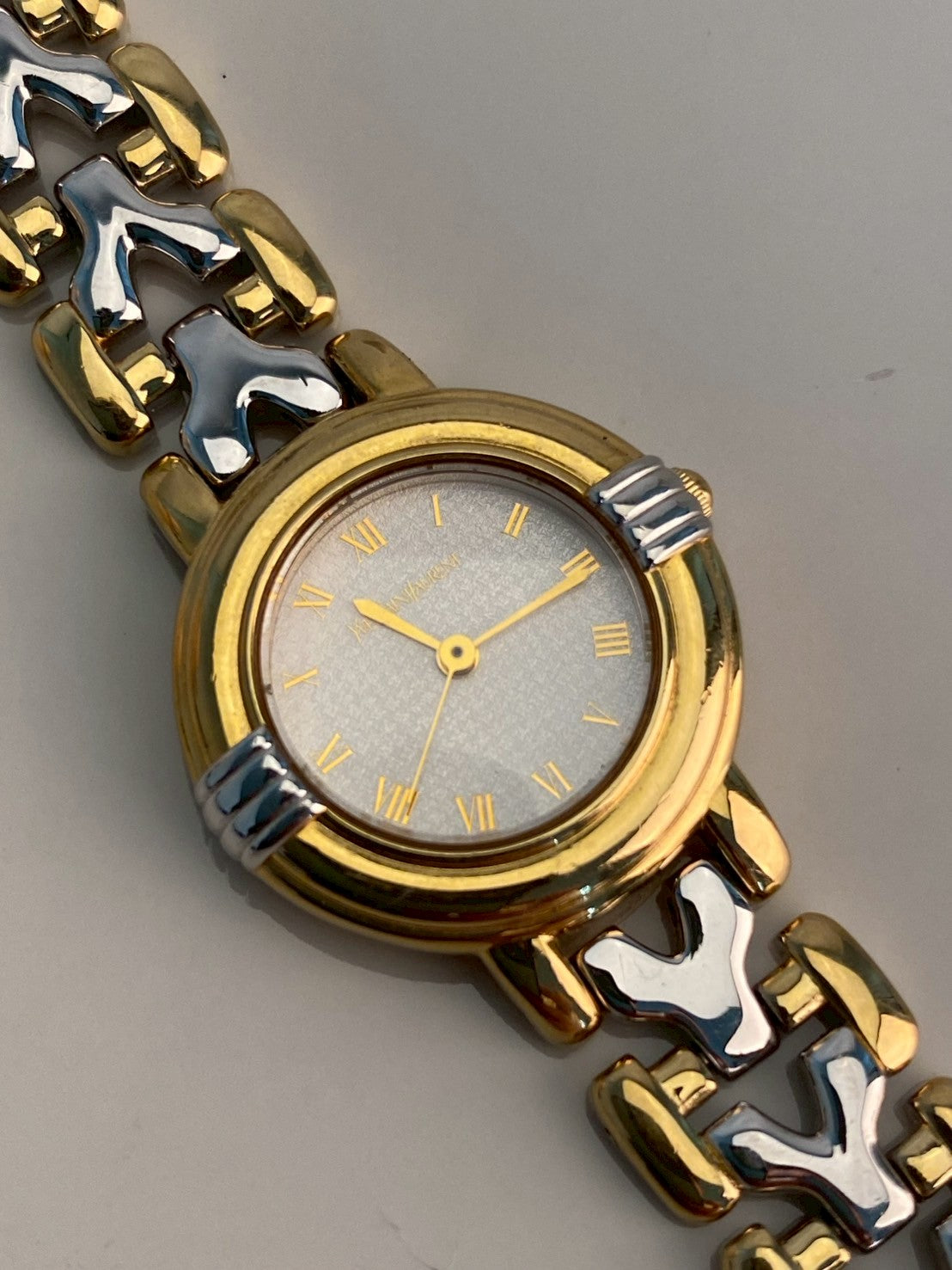 Ysl twotone logo strap c.0029