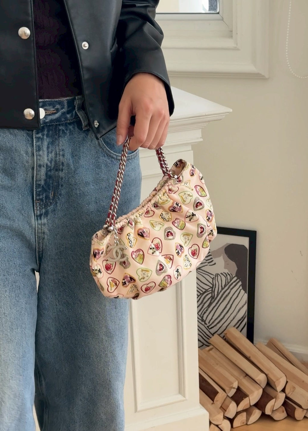 Chanel valentines heart