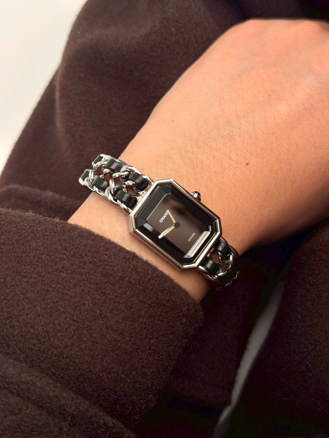 Chanel Premiere silver Lsize c.1607