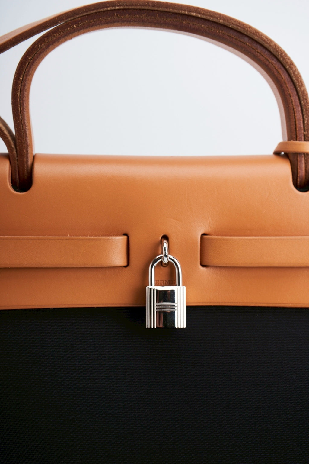 Hermes herbag31 black brown