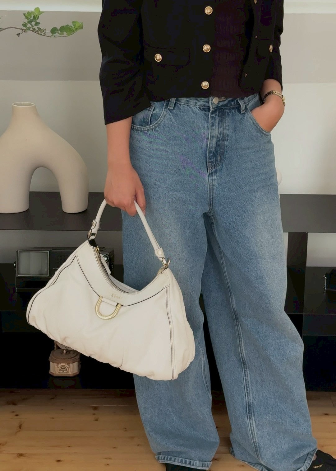 Gucci leather hobo