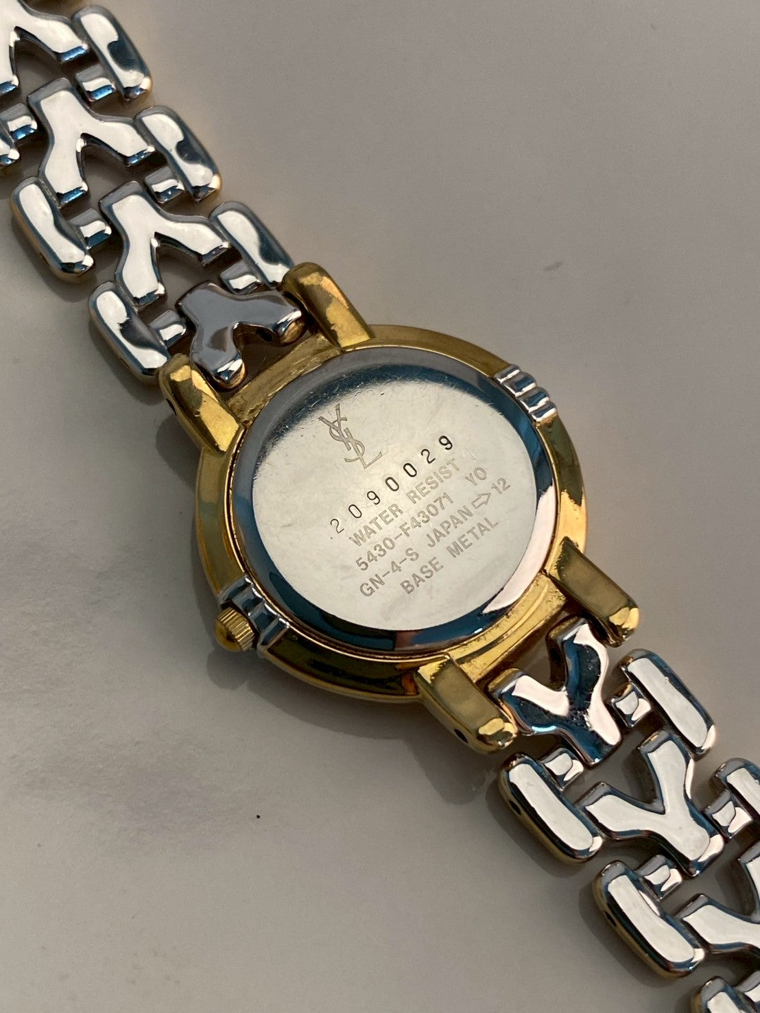 Ysl twotone logo strap c.0029