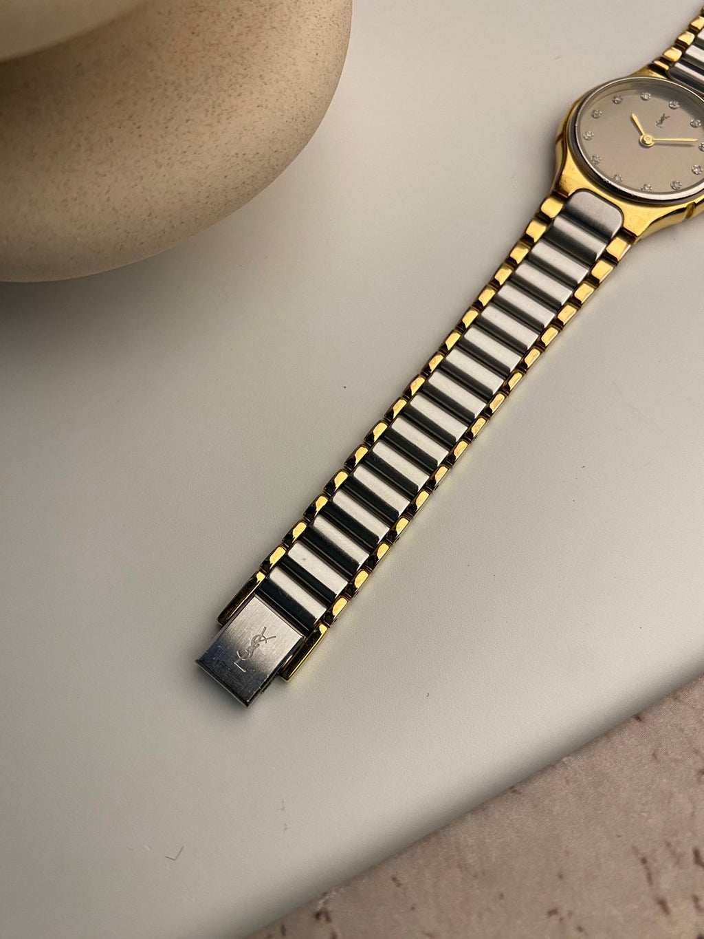 Ysl dimond gray dial c.9046