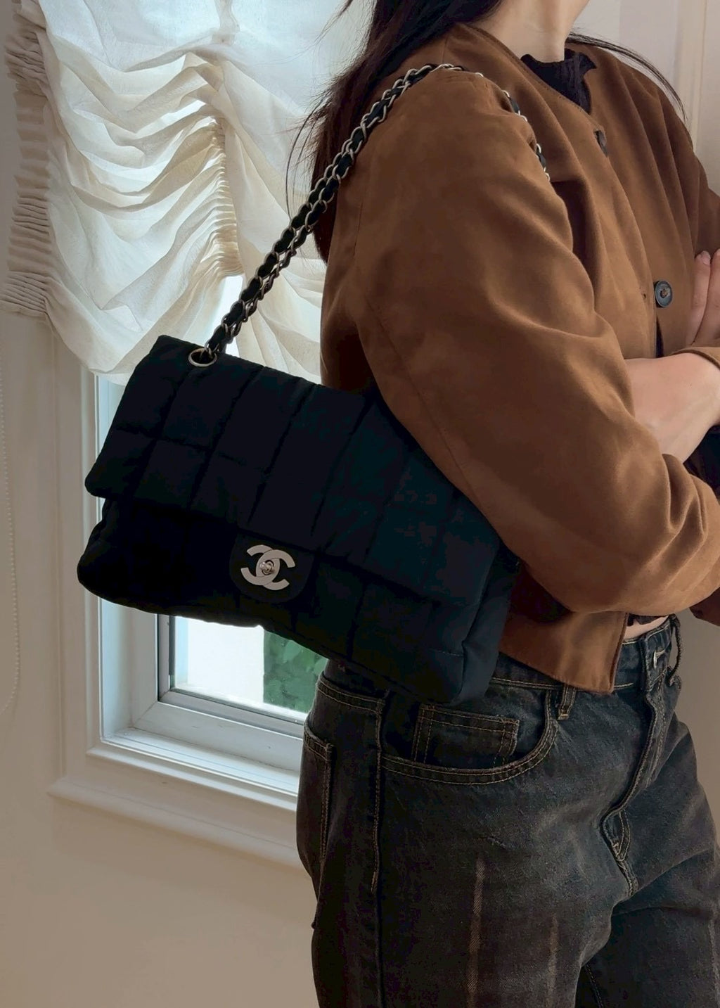 Chanel nylon easy flab “12