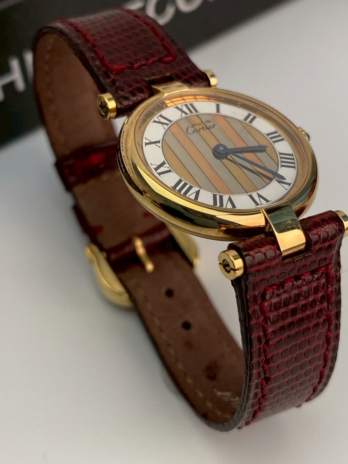 Cartier color dial argent cilcle c.5672
