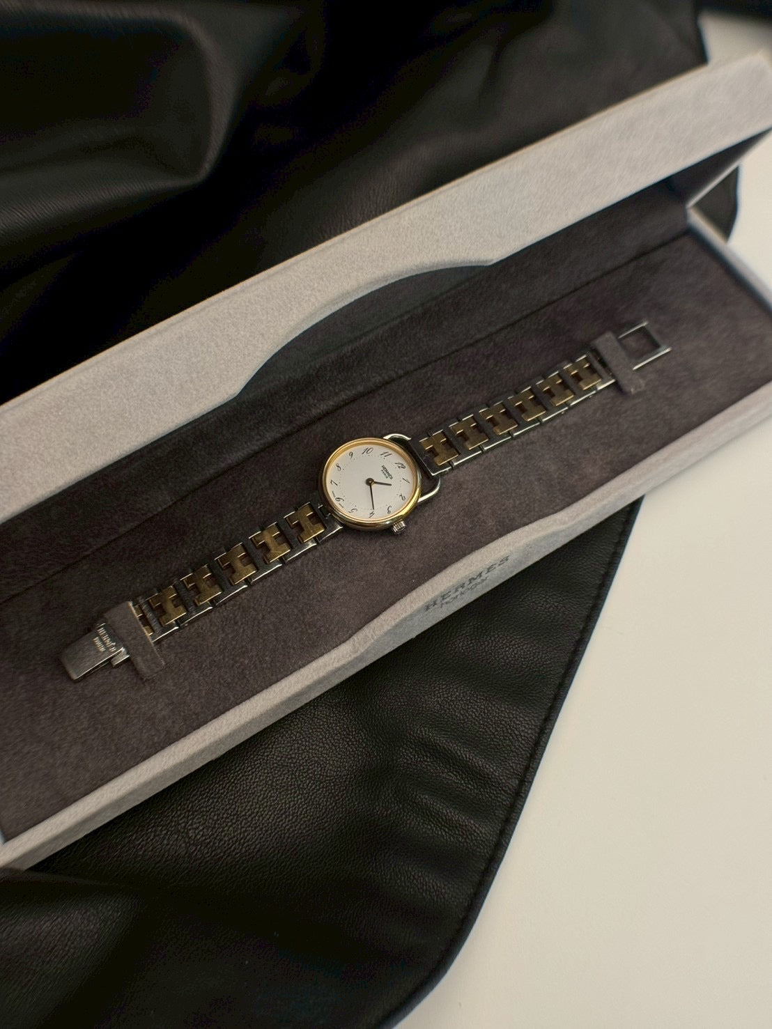 Hermes Arceau white dial