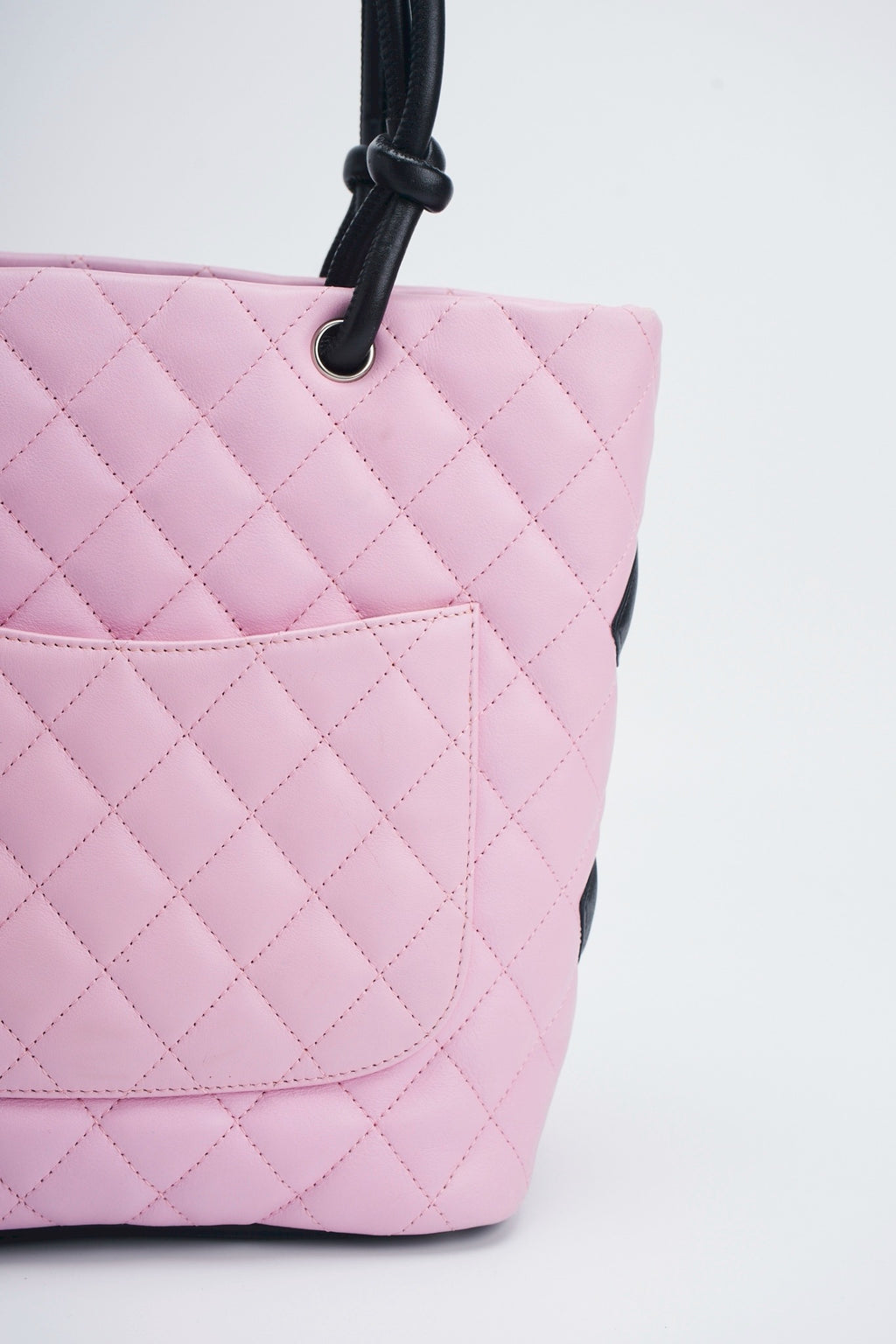 Chanel cambon mini tote pink