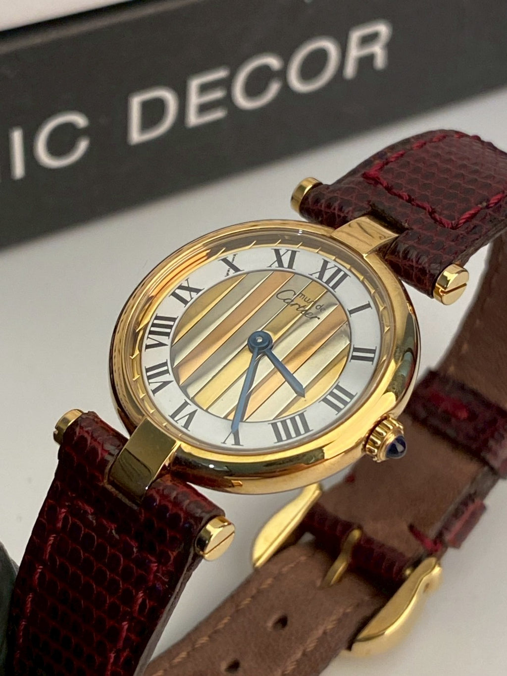 Cartier color dial argent cilcle c.5672