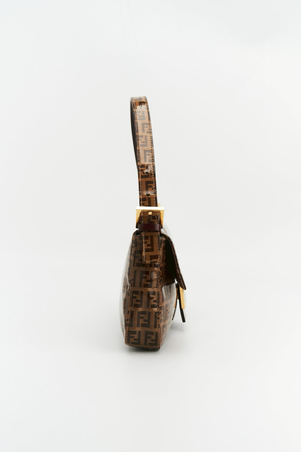 Fendi zucca baguette patent