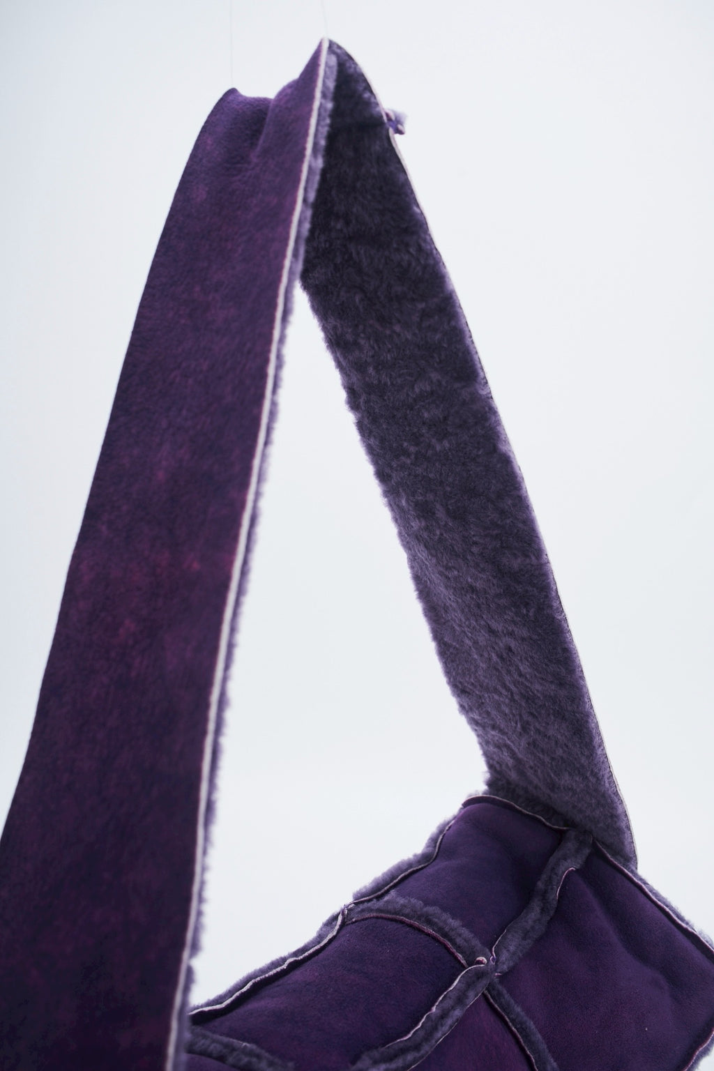 Chanel Mouton shearling suede