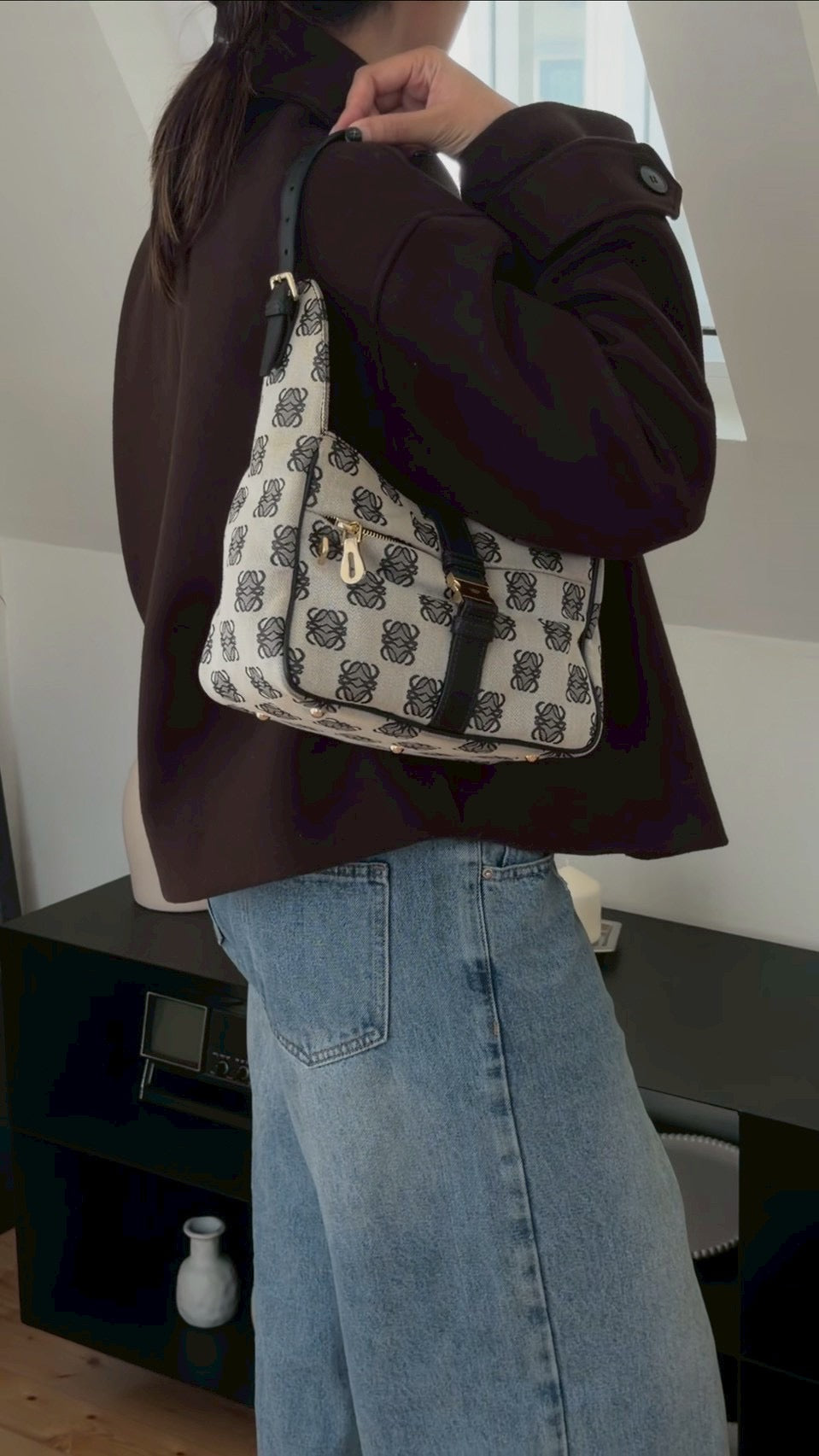 Loewe monogram shoulder