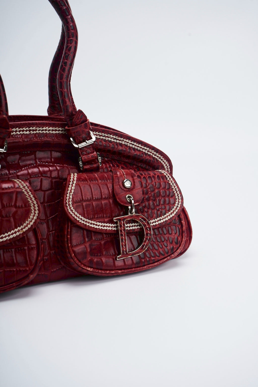 Dior detective crocodile leather