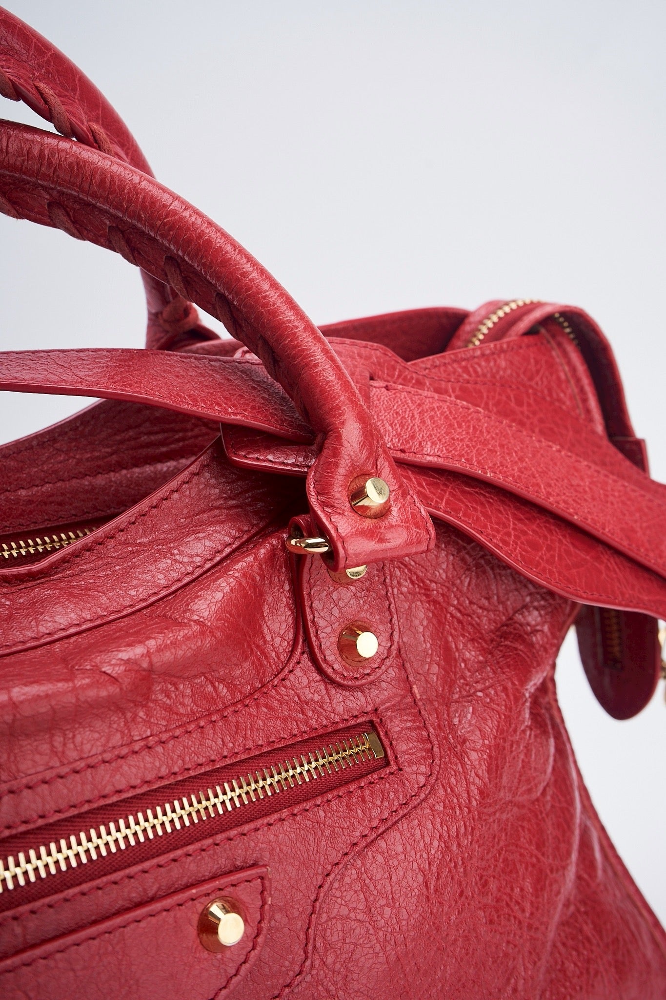 Balenciaga city red