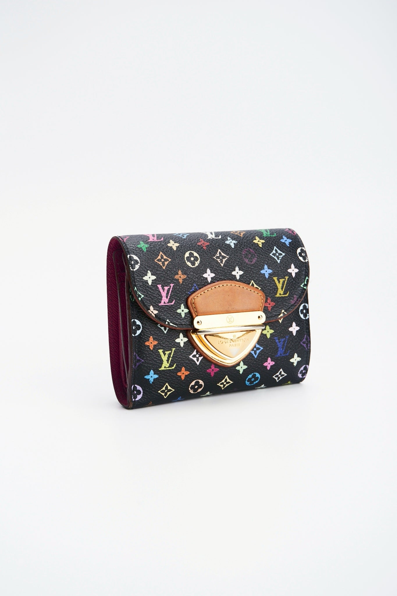 Louis vuitton multicolor black wallet