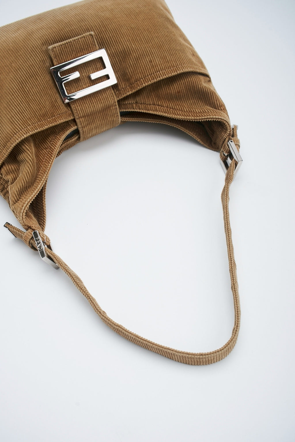 Fendi denim F shoulder