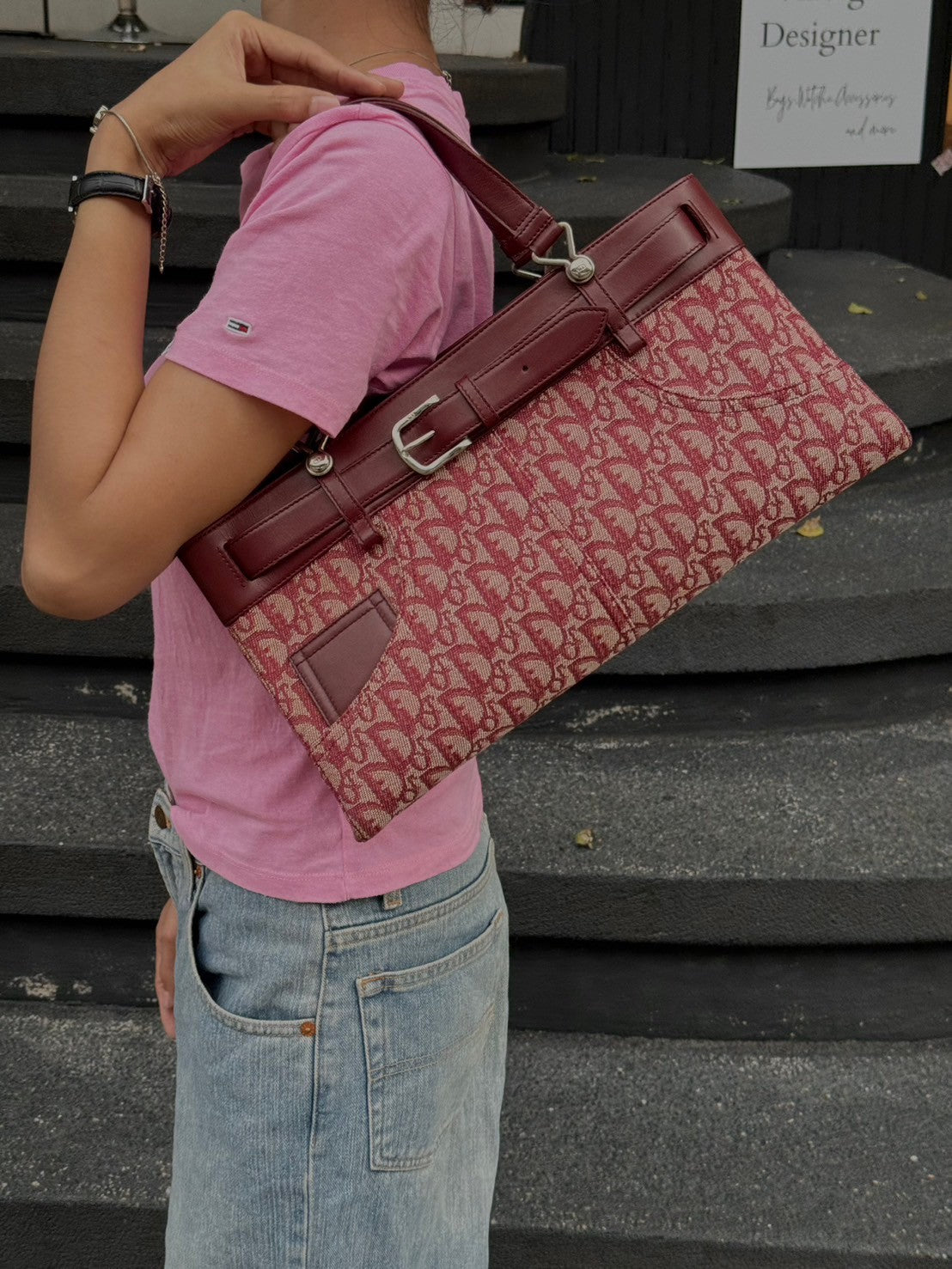 Dior monograme handbag