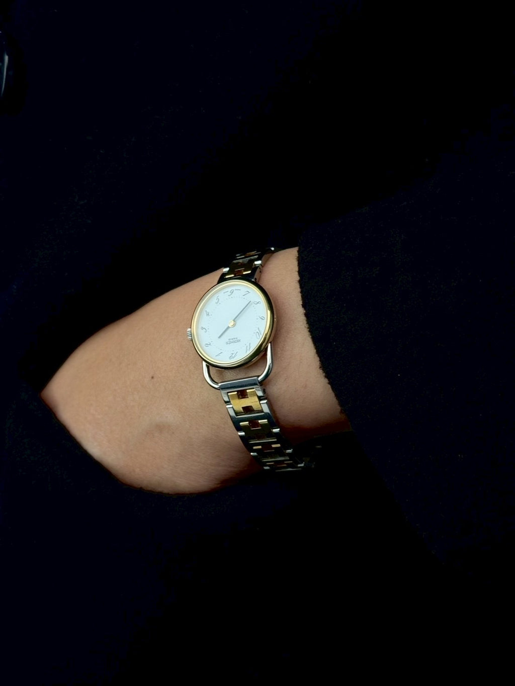 Hermes Arceau white dial