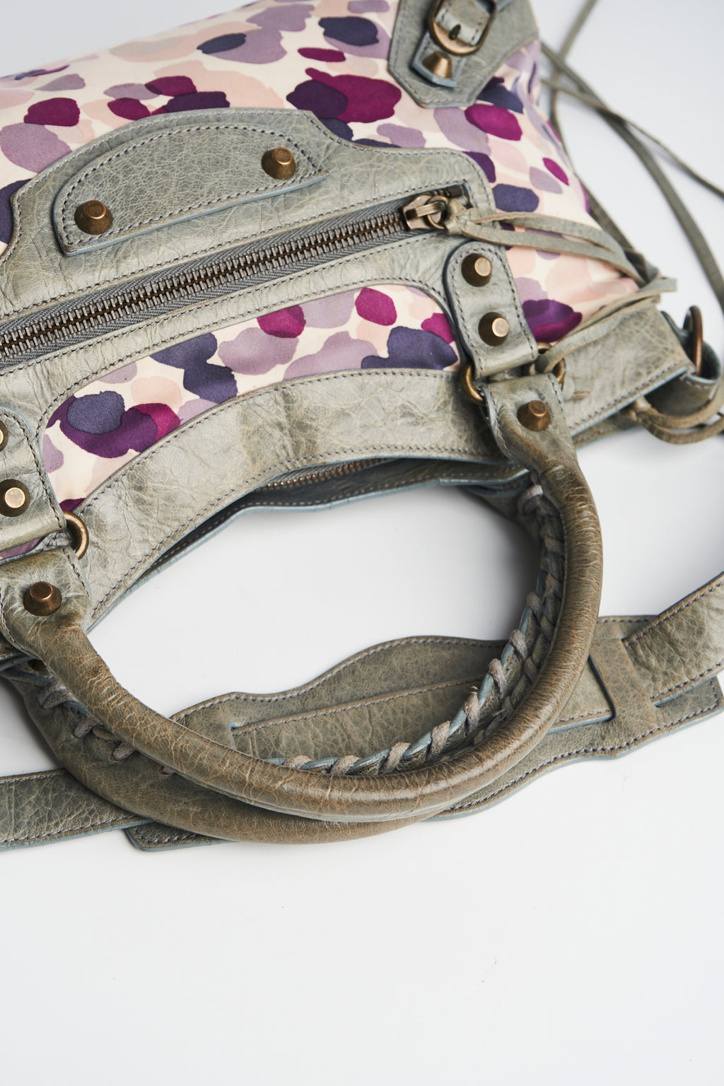 Balenciaga nylon printed mini city
