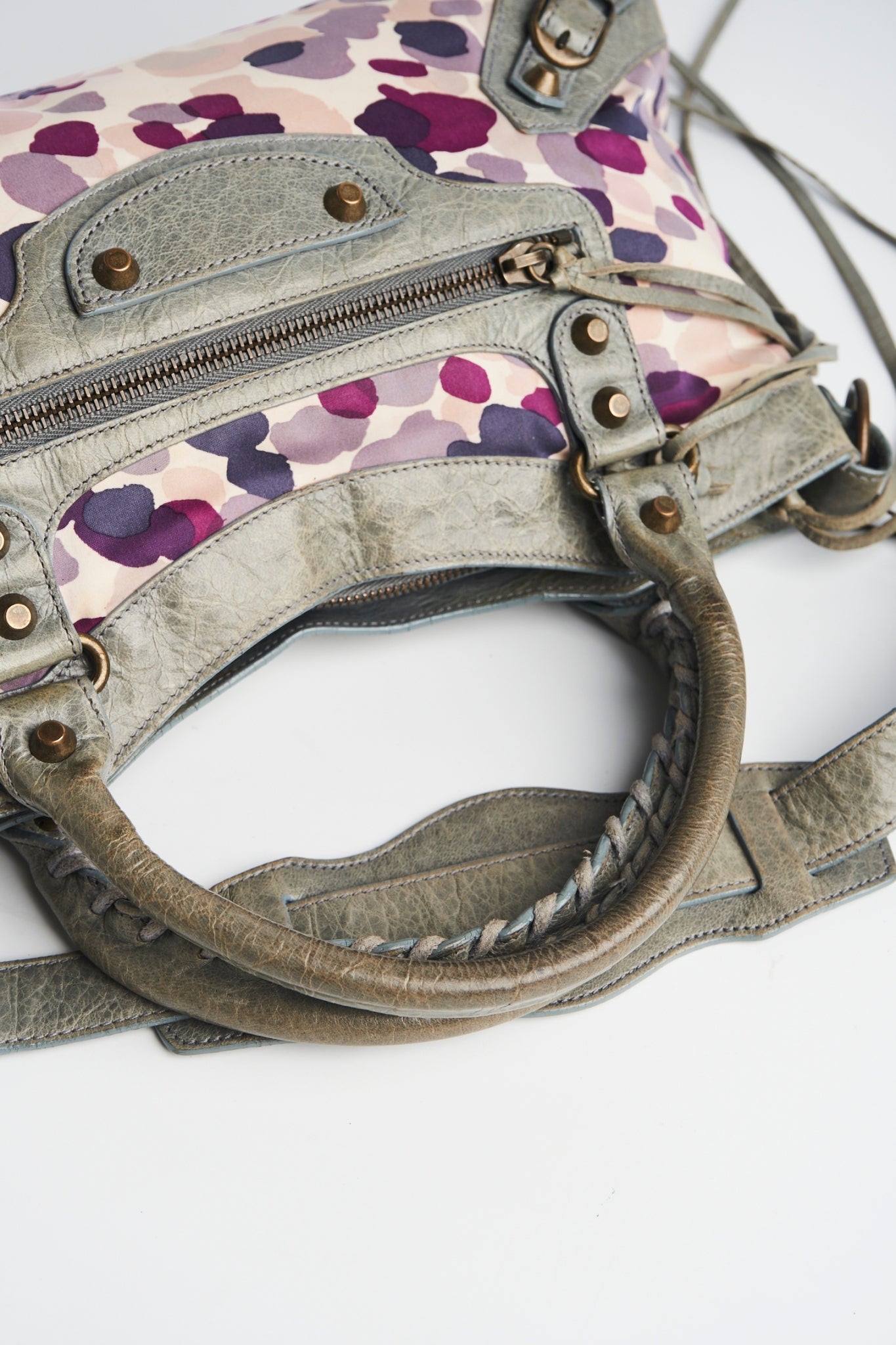 Balenciaga nylon printed mini city