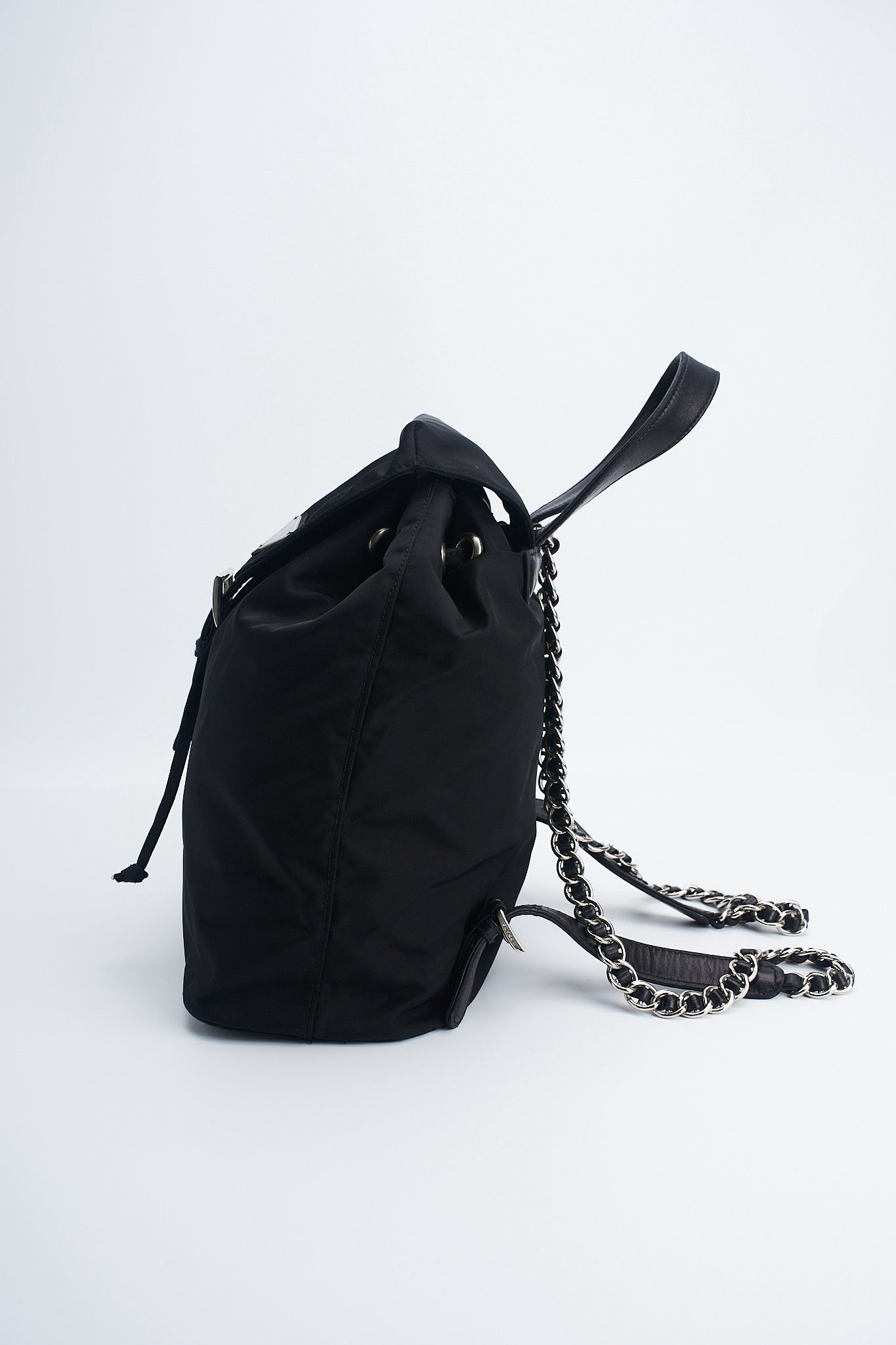 Prada backpack chain