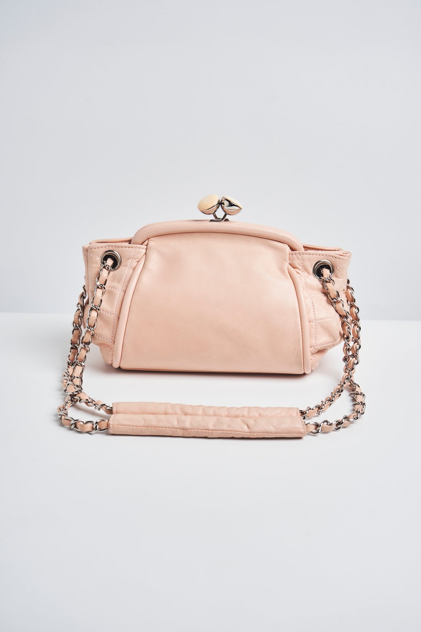 Chanel pink lambskin