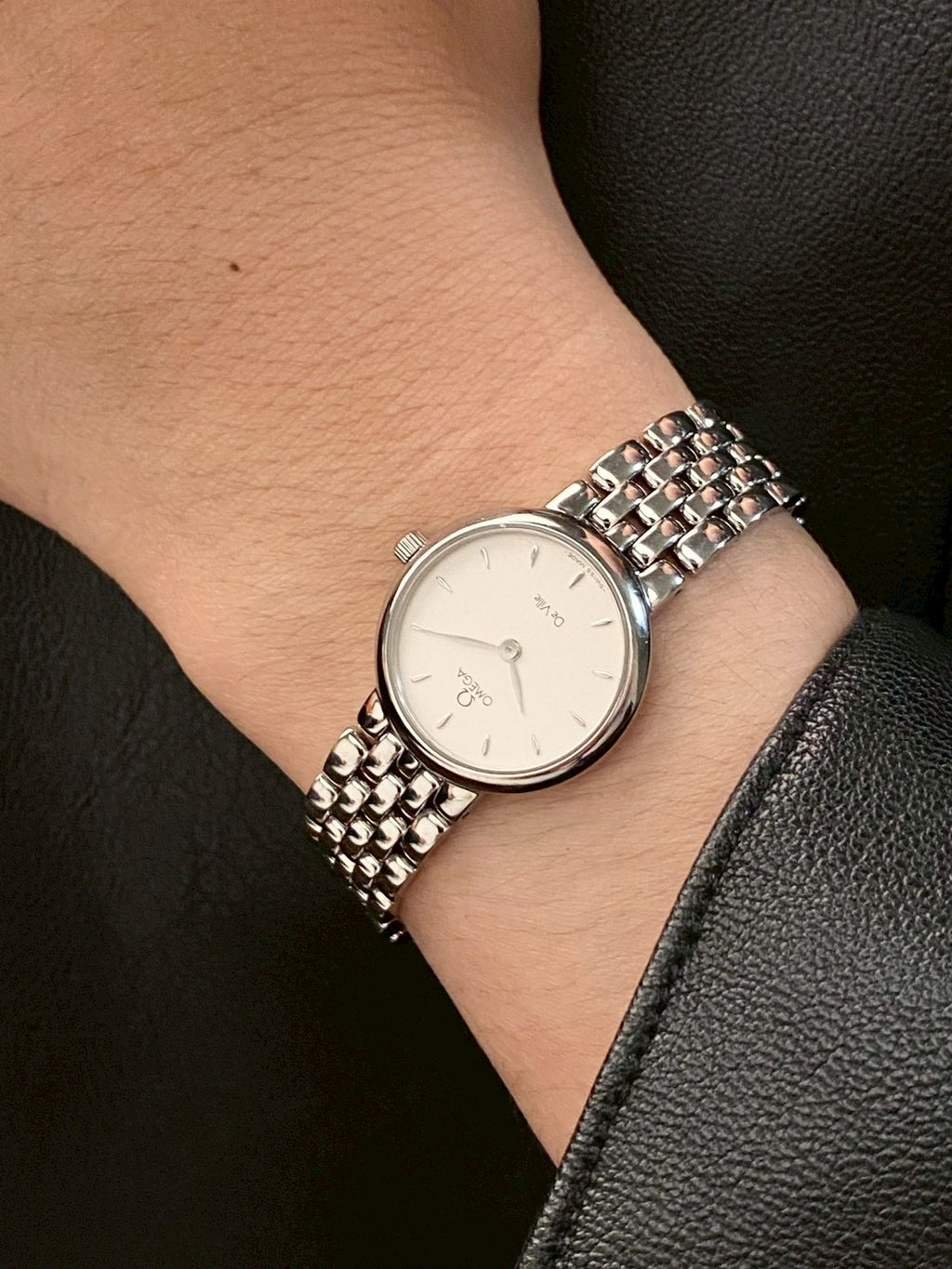 Omega diville white dial stainless c.1069