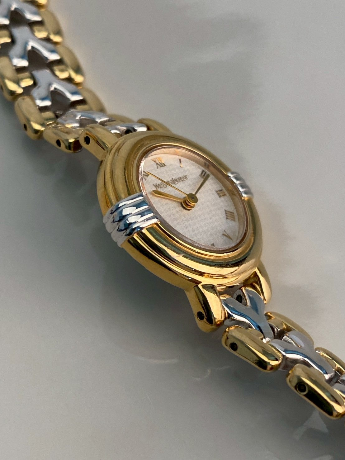 Ysl twotone logo strap c.0029