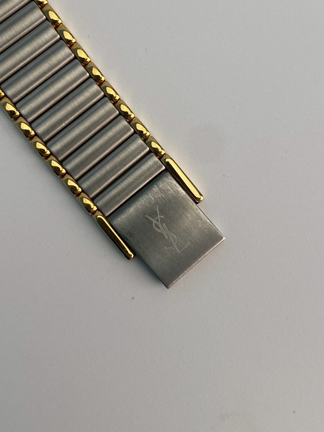 YSL twotone date watch c.0405