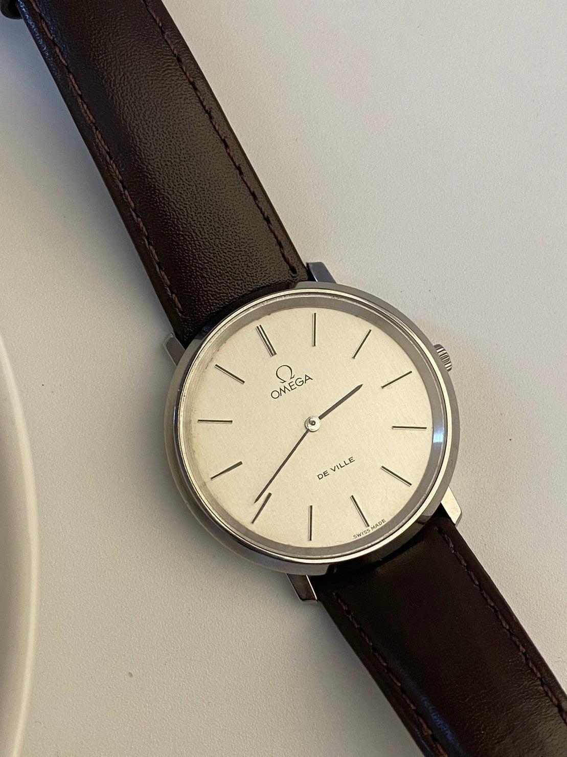 Omega gray dial (manual)