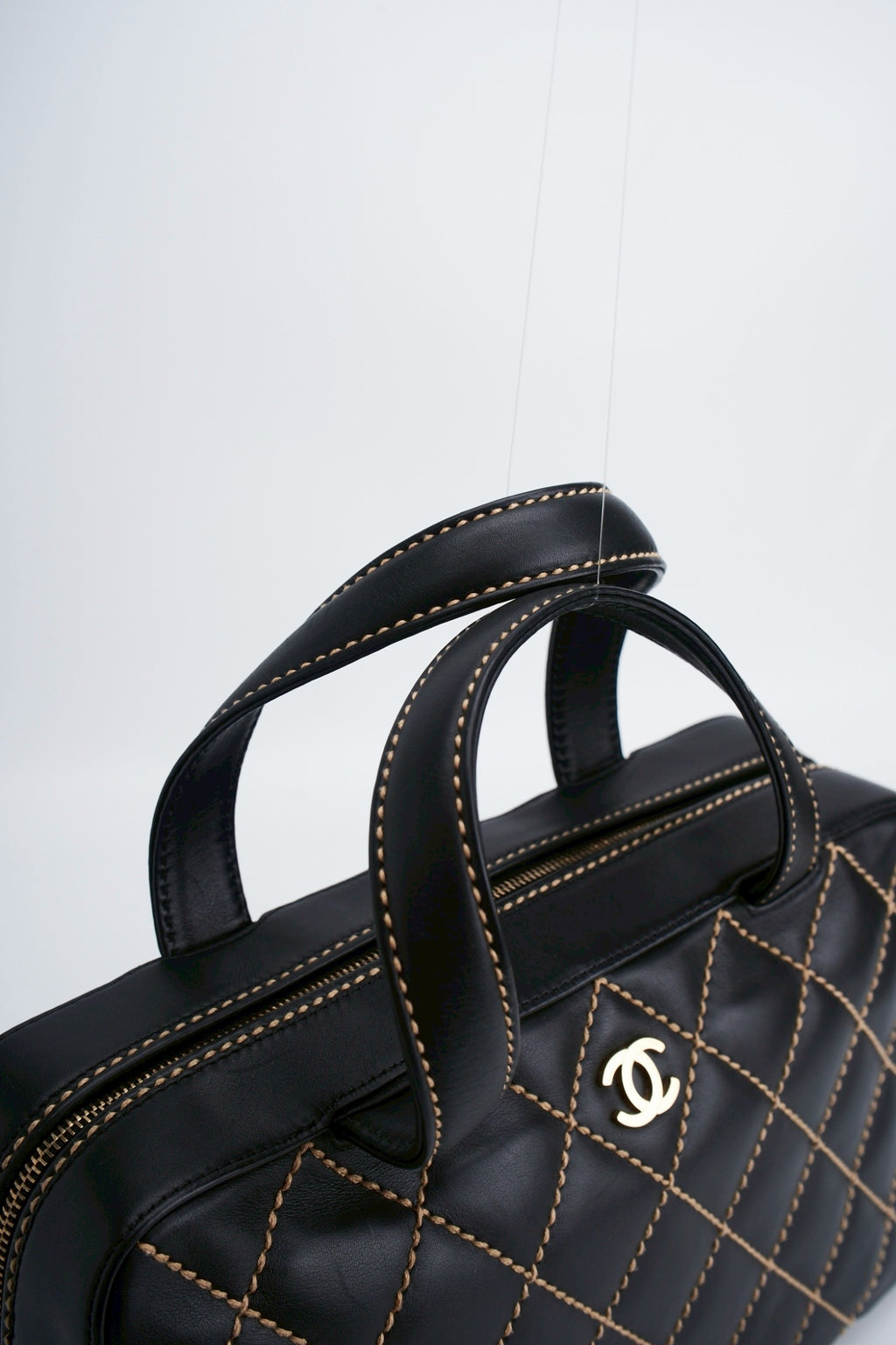 Chanel quilted hand bag