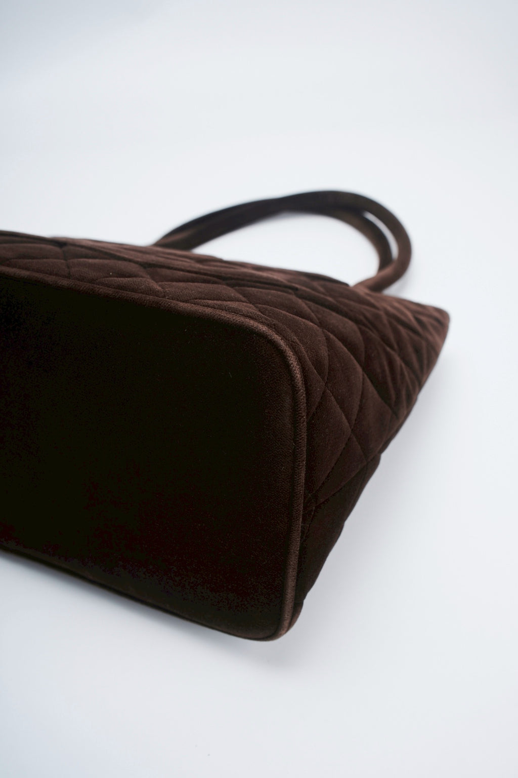 Chanel velvet medallion tote