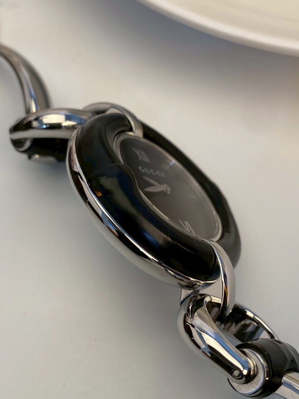 Gucci bamboo 132.40 black c.8836