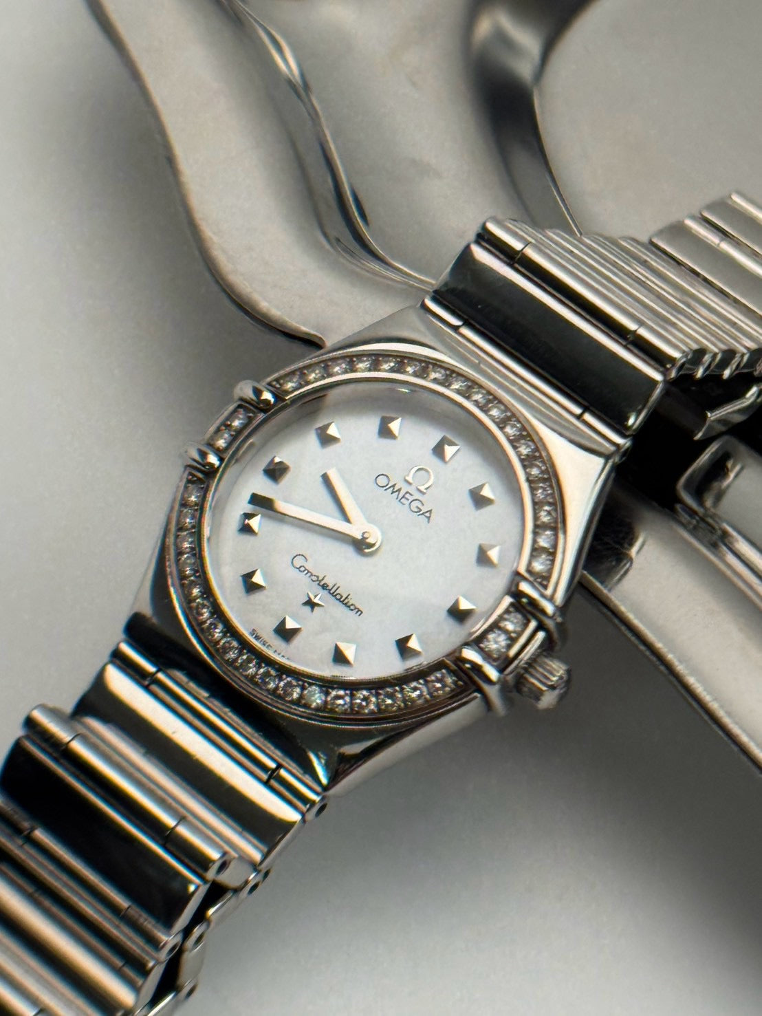Omega Constellation Diamond Bezel