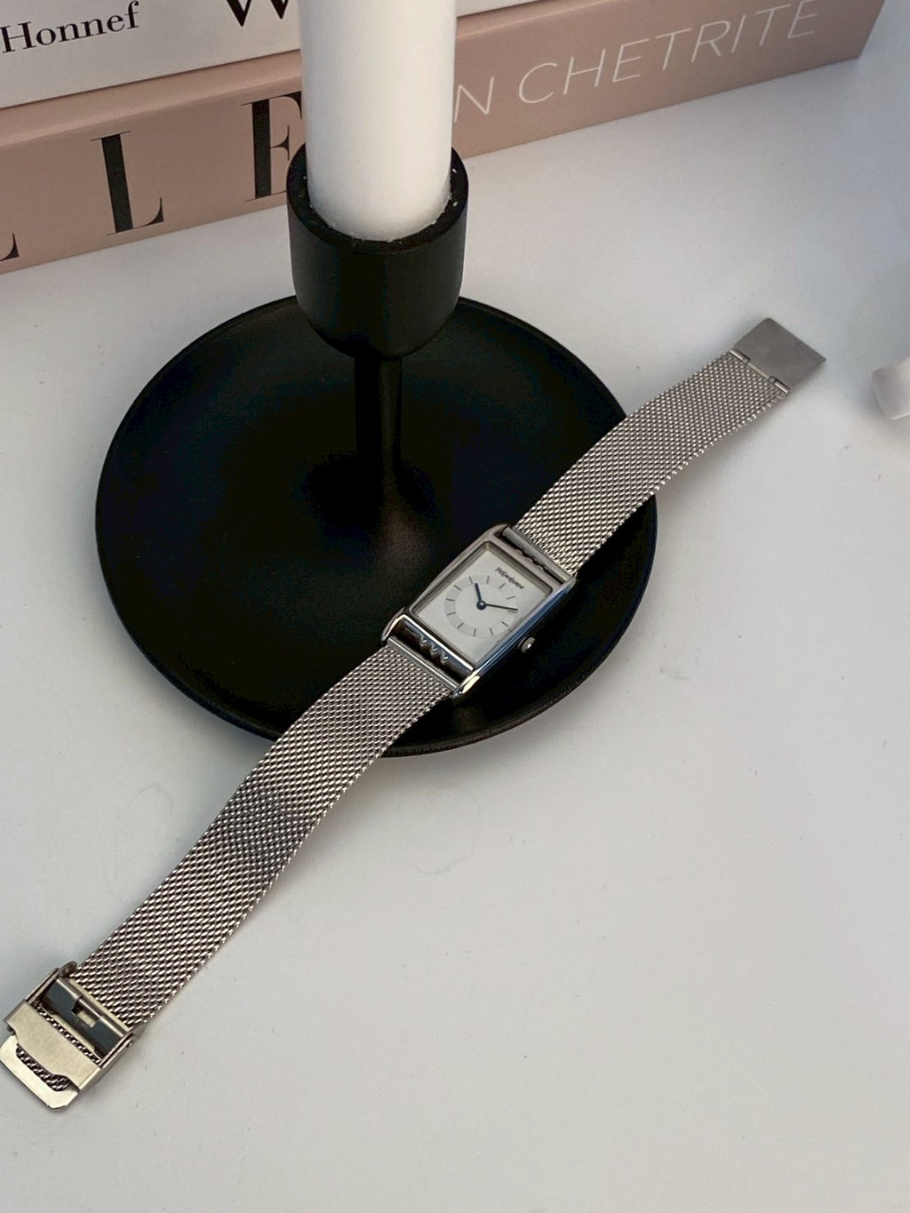 YSL stainless white dial c.0825