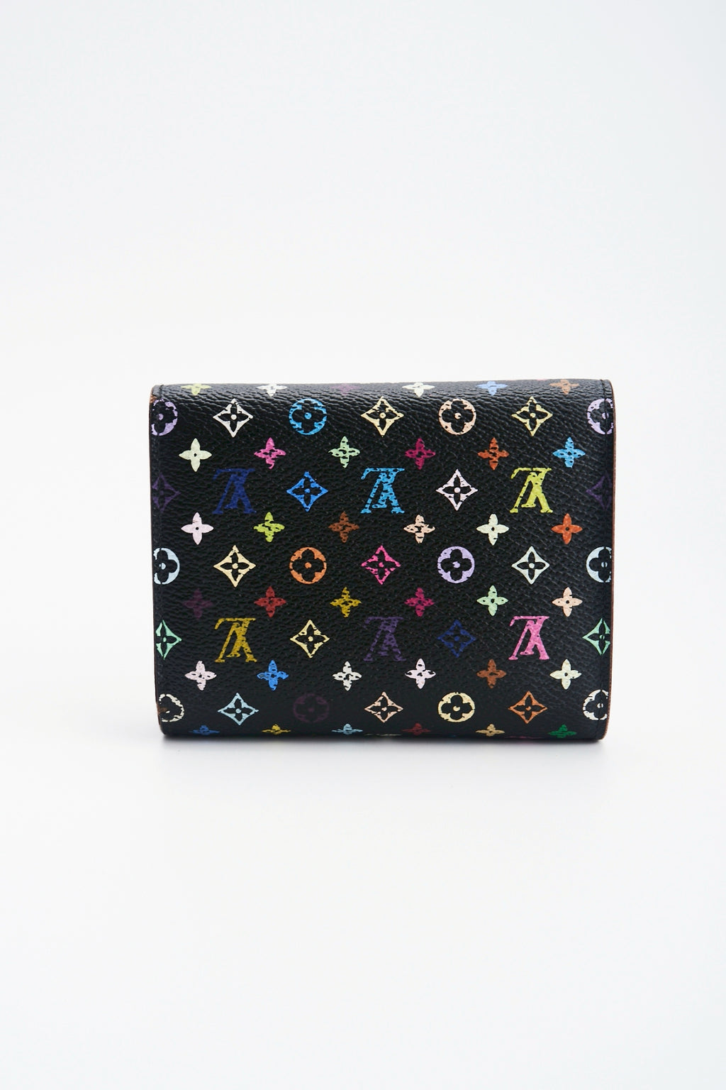 Louis vuitton multicolor black wallet
