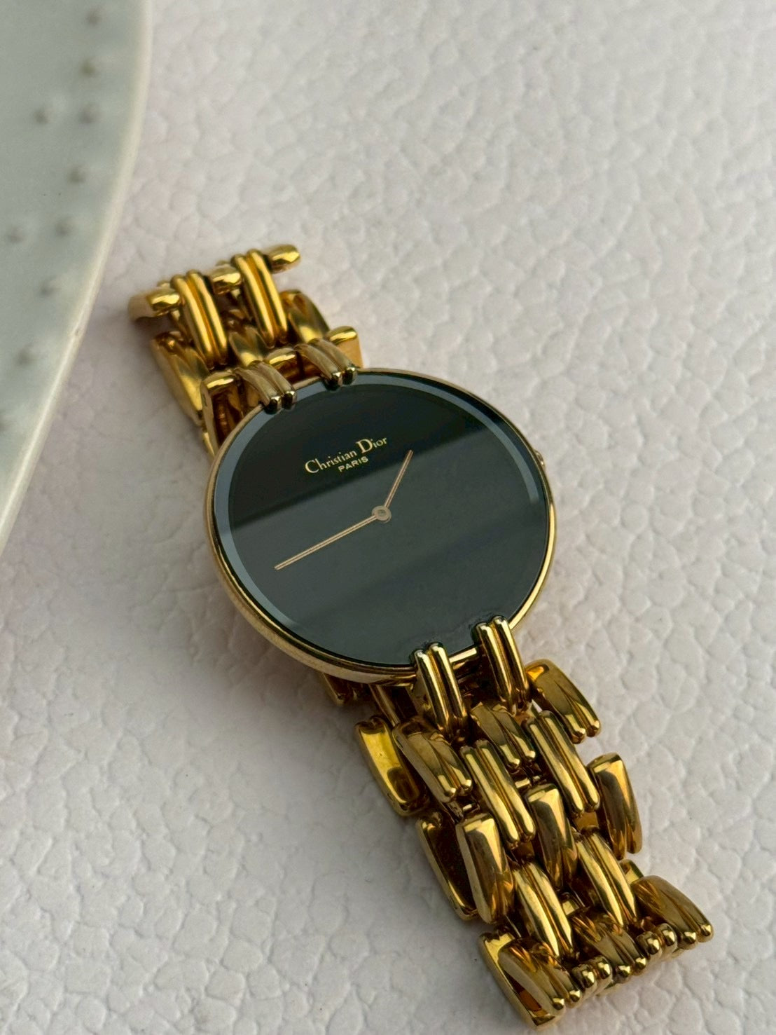 Dior black dial gold sizeL c.4581
