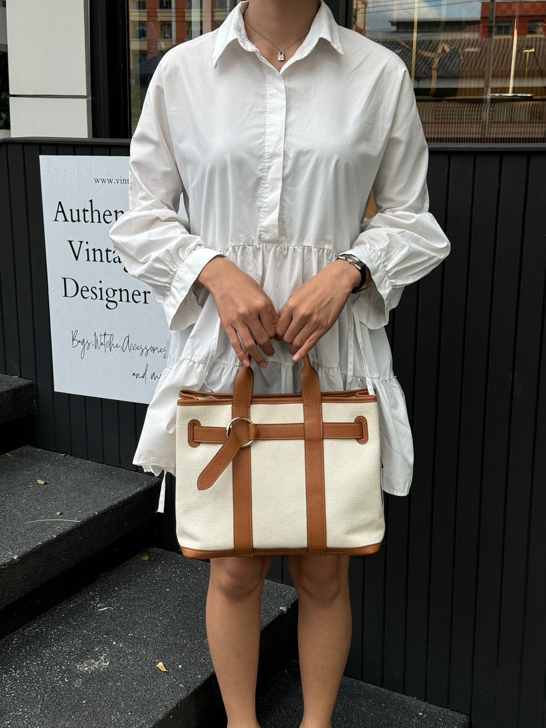 Hermes petite saint cure tote  [vintage]