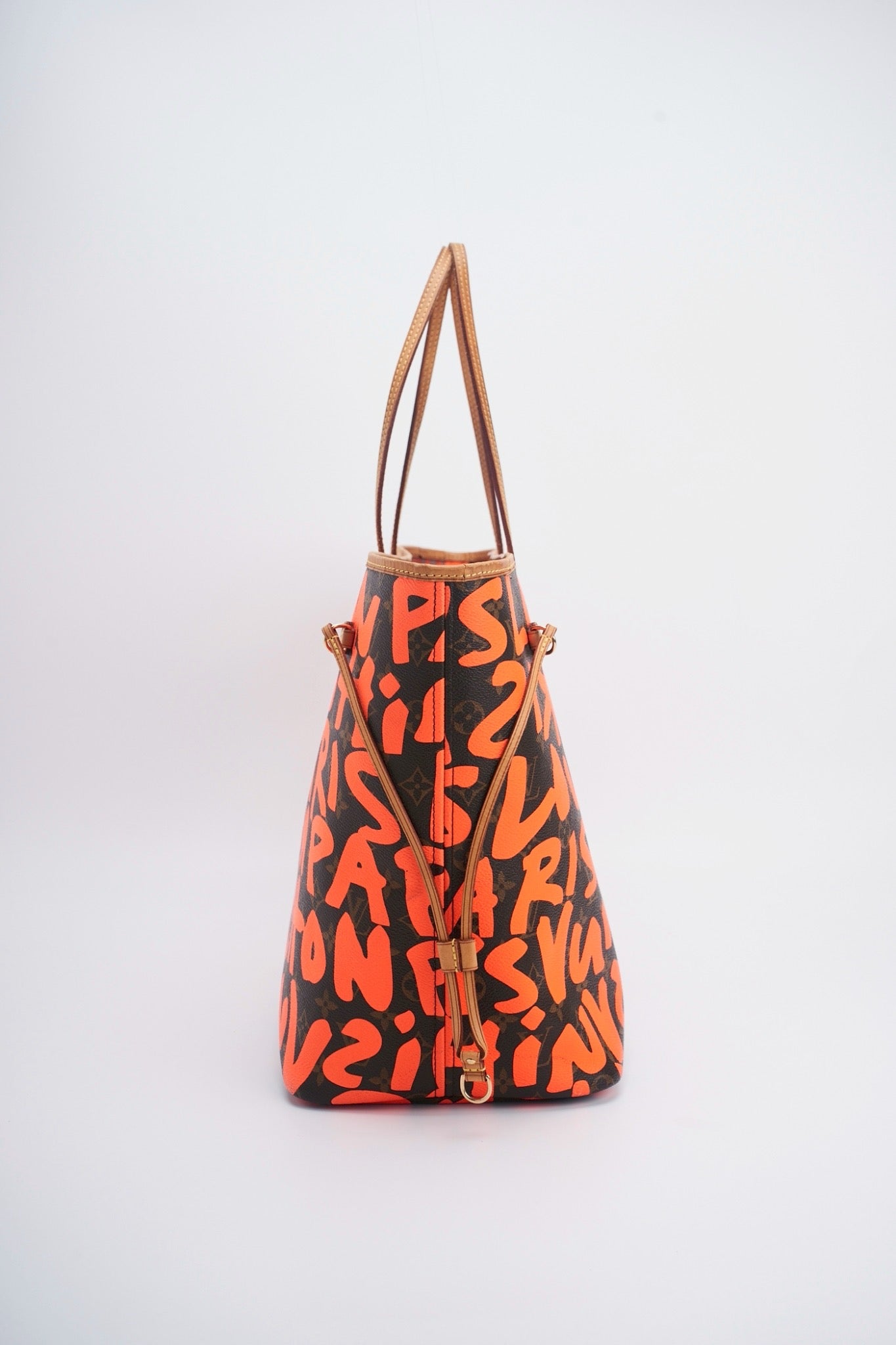 Lv graffiti neverfull orange gm