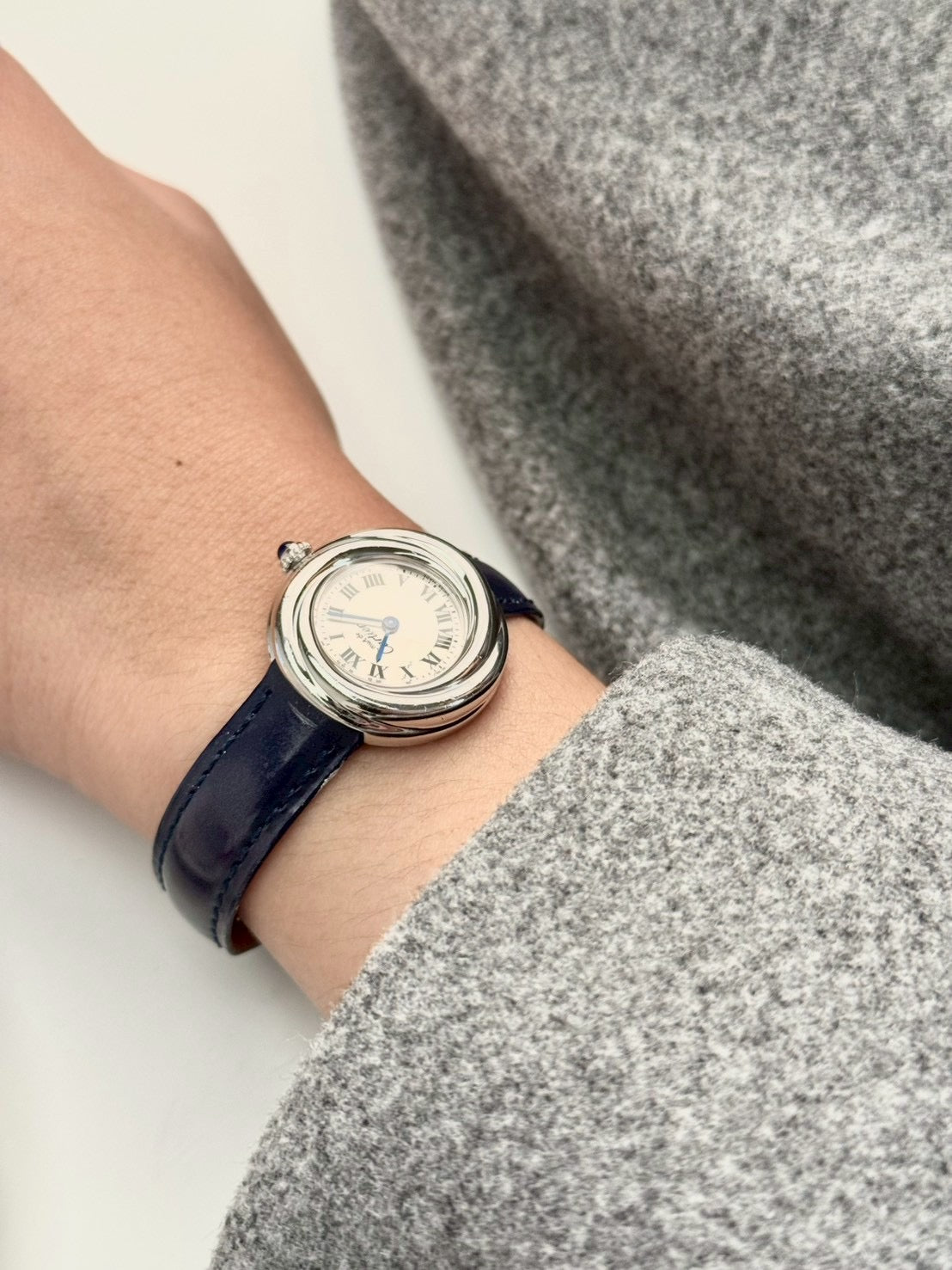 cartier trinity white dial c.4014