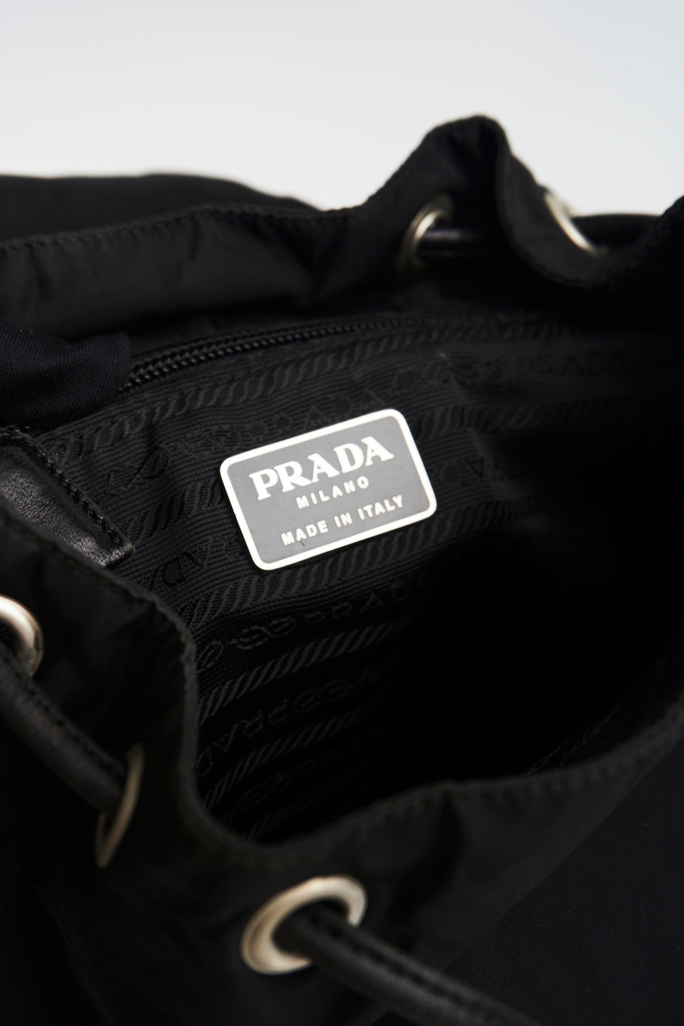 Prada chian backpack