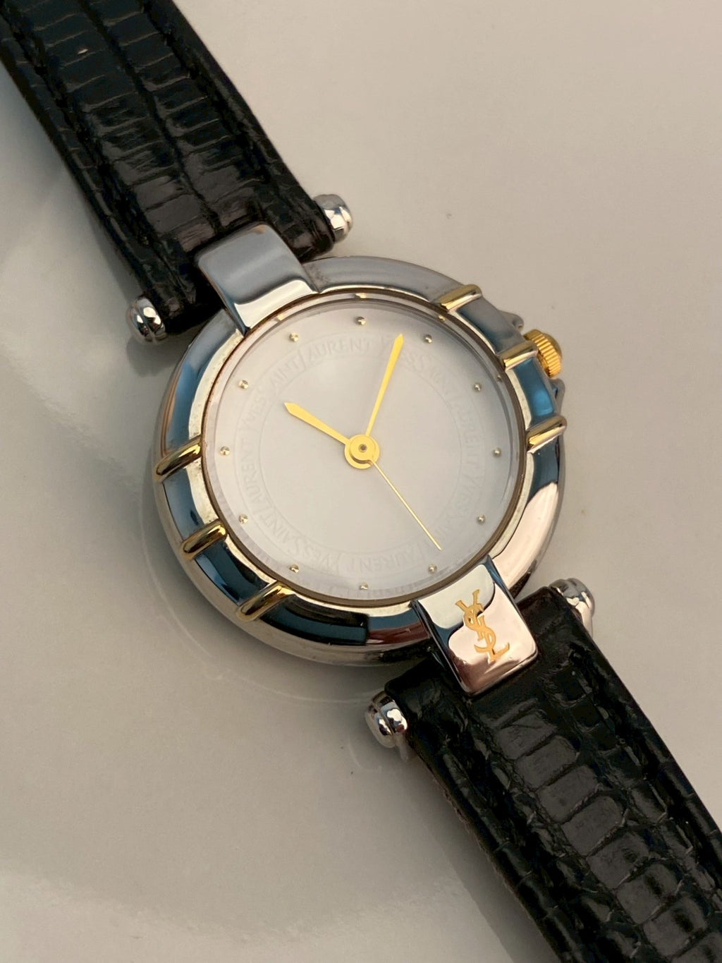 Ysl white dial c.0400