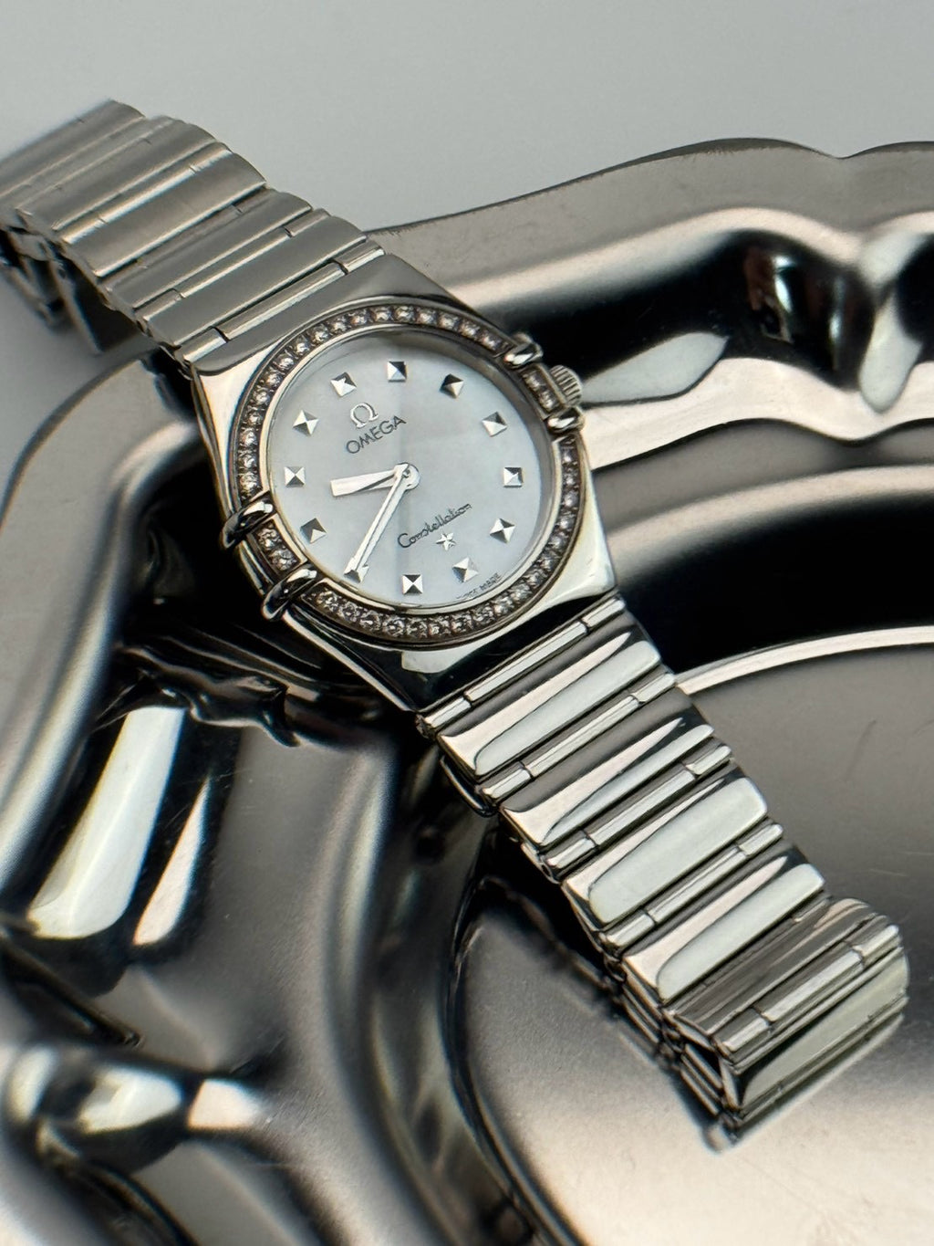 Omega Constellation Diamond Bezel