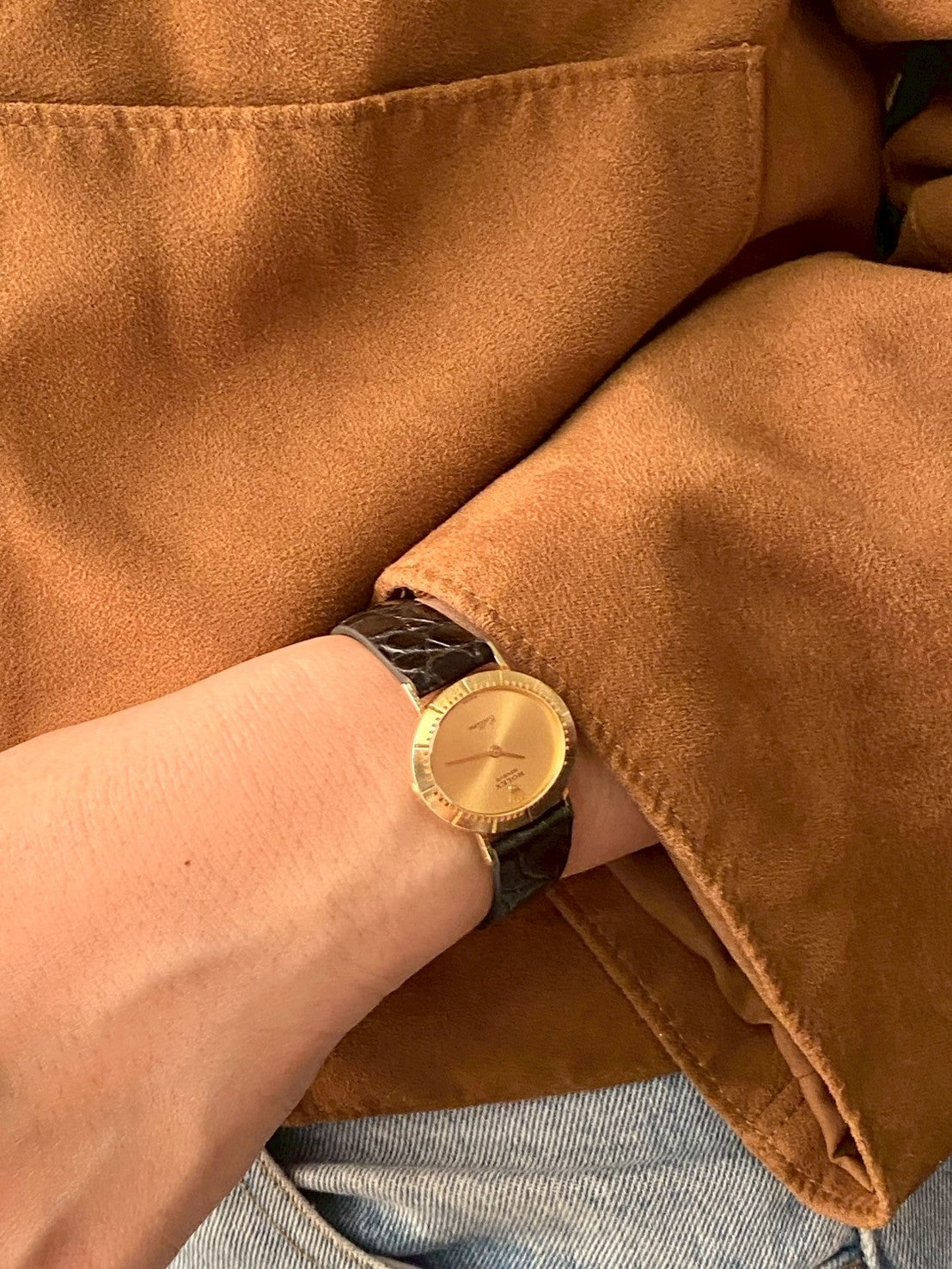 Rolex K18 YG cellini gold dial