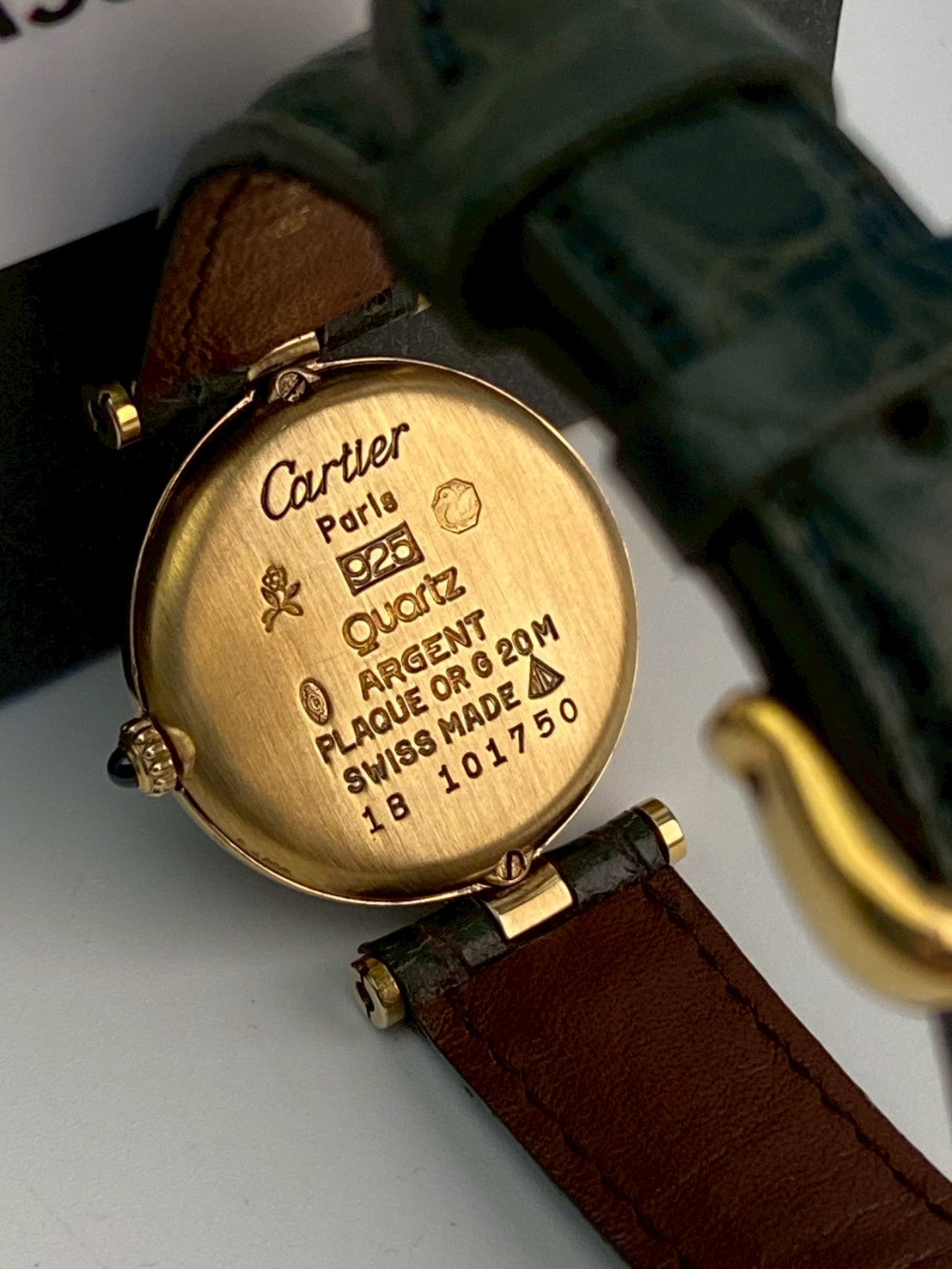 Cartier cream dial argent cilcle c.1750