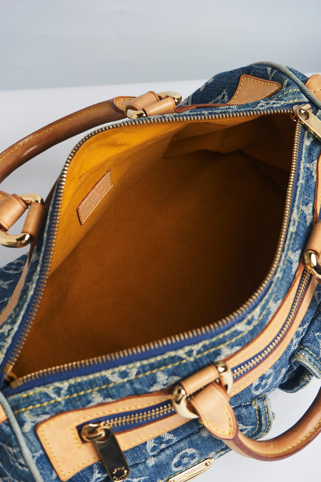 Louis vuitton denim handbag
