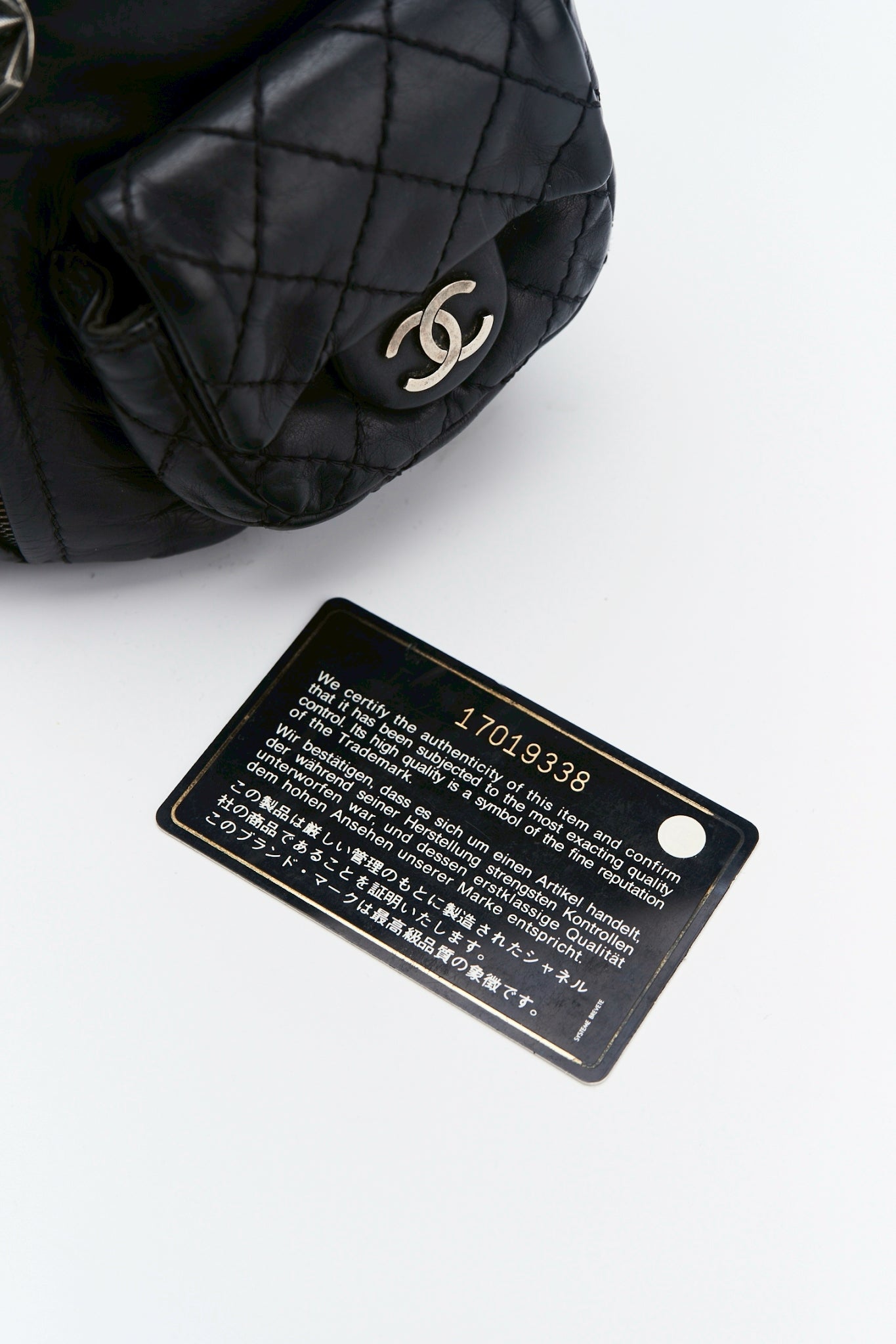 Chanel mini backpack