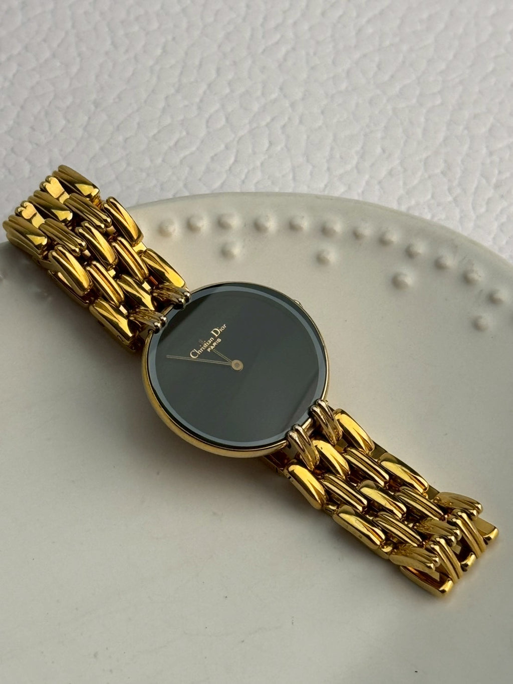 Dior black dial gold sizeL c.4581