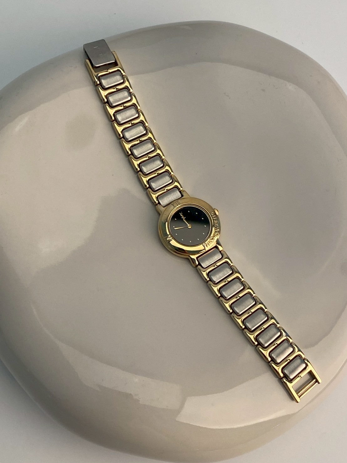 sl black dial twotone watch c.1314